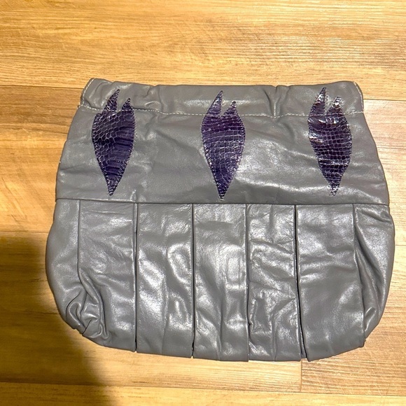 Medusa Bag Snakeskin Python Purse Leather Clutch Convertible Bag Crossbody Leaf - Picture 6 of 11